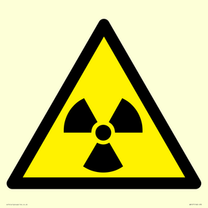 W003 Warning: Radioactive material or ionizing radiation